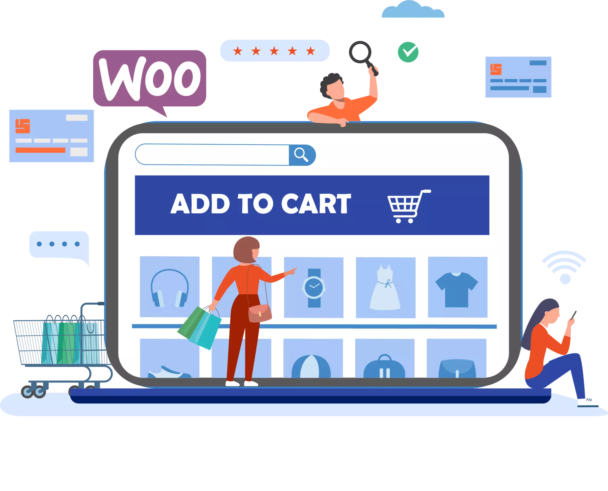 Woocommerce website development service page image