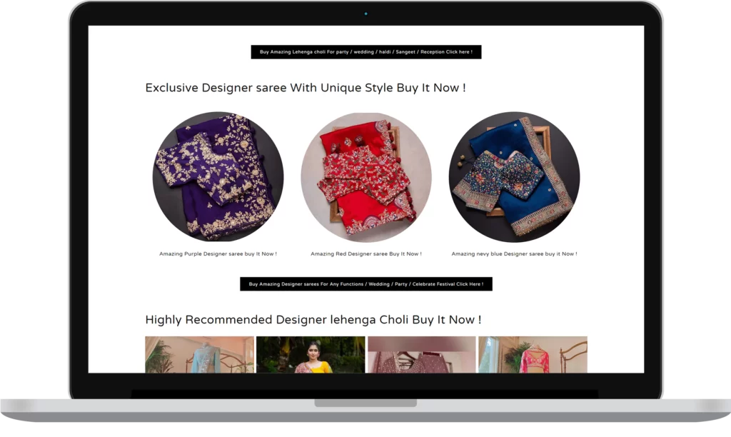 ethnic wear ecommerce website development