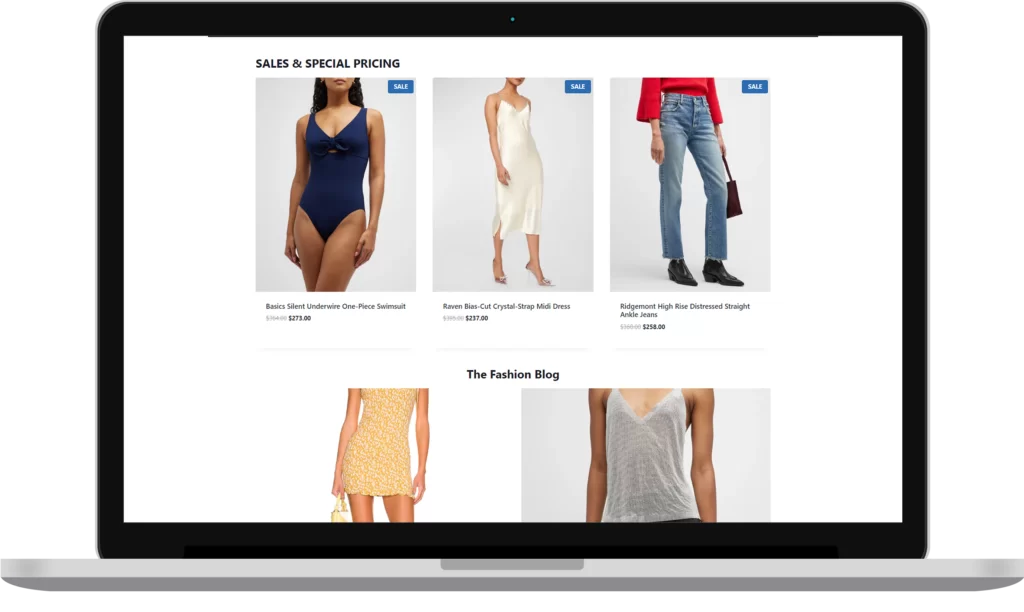 women's clothing store website development company