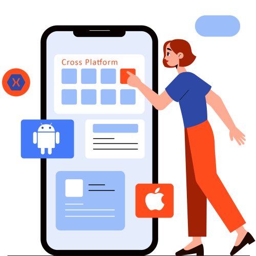 cross platform mobile app development service page image
