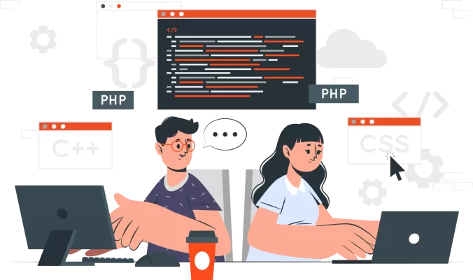 PHP development service page header image
